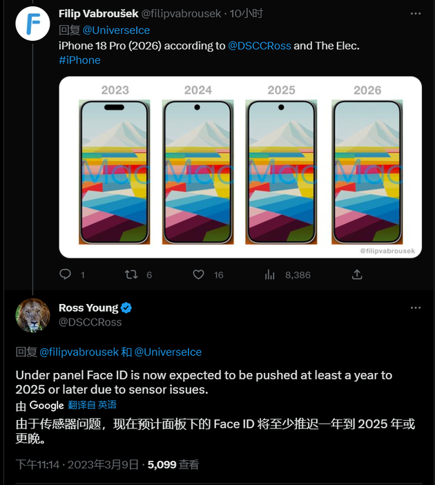 灵台苹果手机维修分享:屏下Face ID有什么优势？iPhone何时会有屏下Face ID？ 