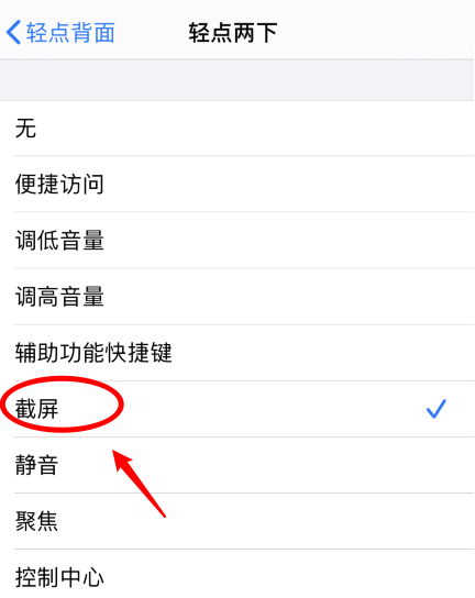 灵台苹果手机维修分享iPhone12如何启用双击截屏 